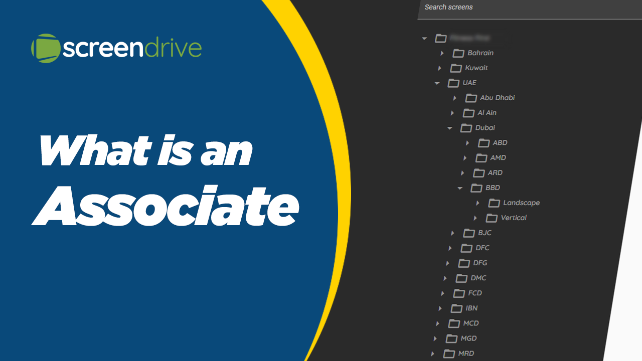 Screendrive about Associate video